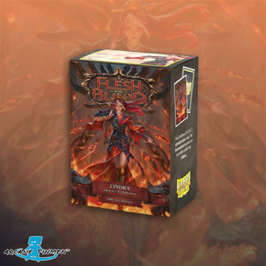 Techzone Geelong Dragon Shield: Sleeves – Matte Art – Flesh and Blood: Cindra, Dracai of Retribution